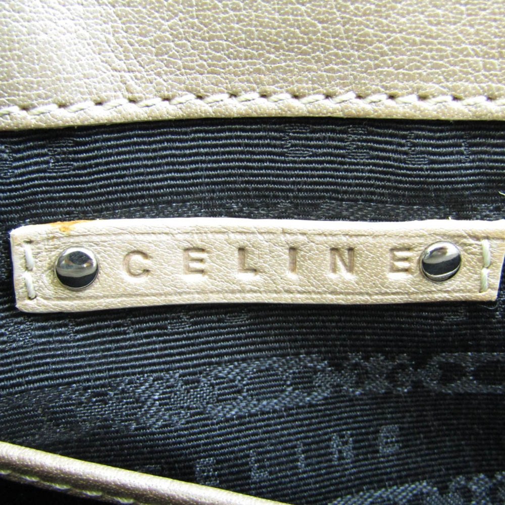 Celine BoogieChampagne Leather Handbag - Picture 13 of 14